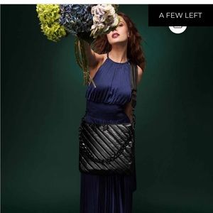 Pearl Black Think Royln WANDERER Crossbody Messenger Bag